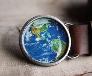 Földgömb övcsat (Amerika)