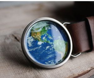 Földgömb övcsat (Amerika)