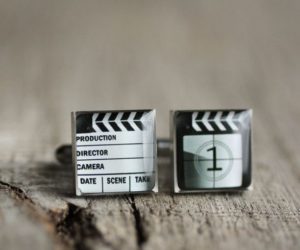 Mozi nemesacél szögletes mandzsettagombok