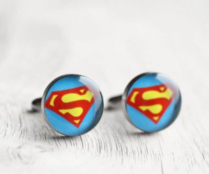 Superman nemesacél mandzsettagombok