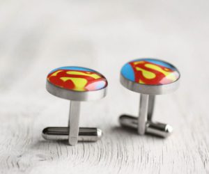 Superman nemesacél mandzsettagombok