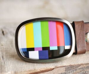 Adásszünet ovális övcsat - Övcsatbolt