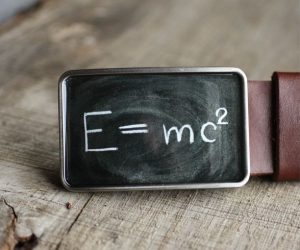 Relativitás elmélet szögletes övcsat (2)