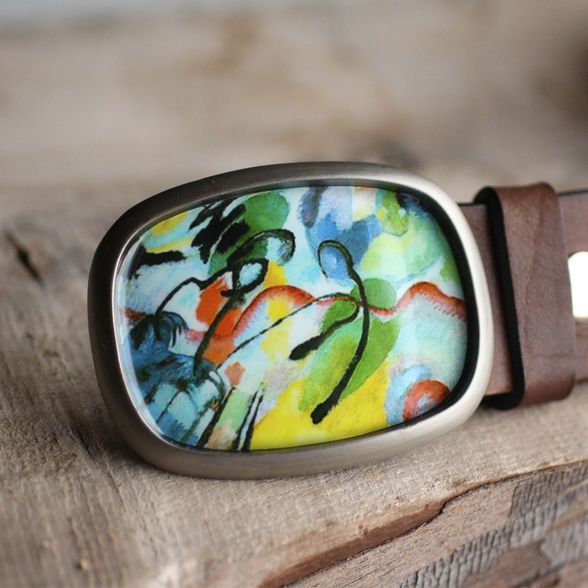 Kandinsky: Evezők ovális övcsat
