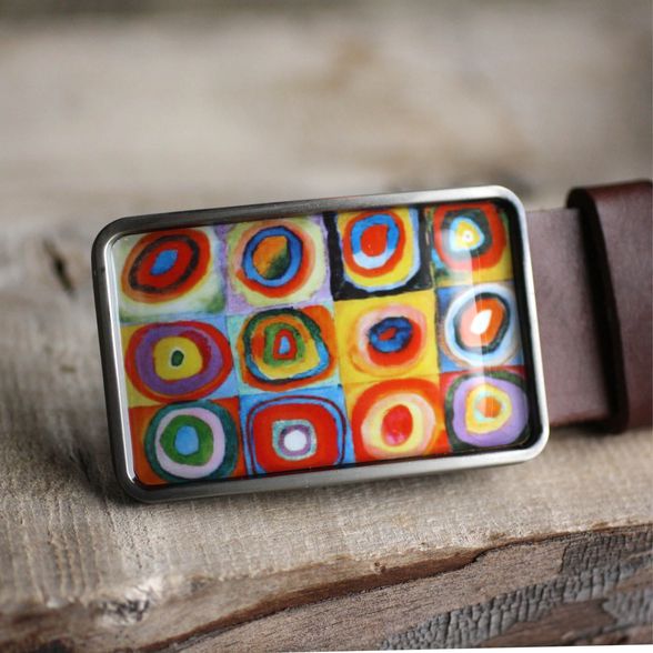 Kandinsky Körök szögletes övcsat