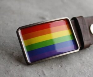 Szivárvány övcsat