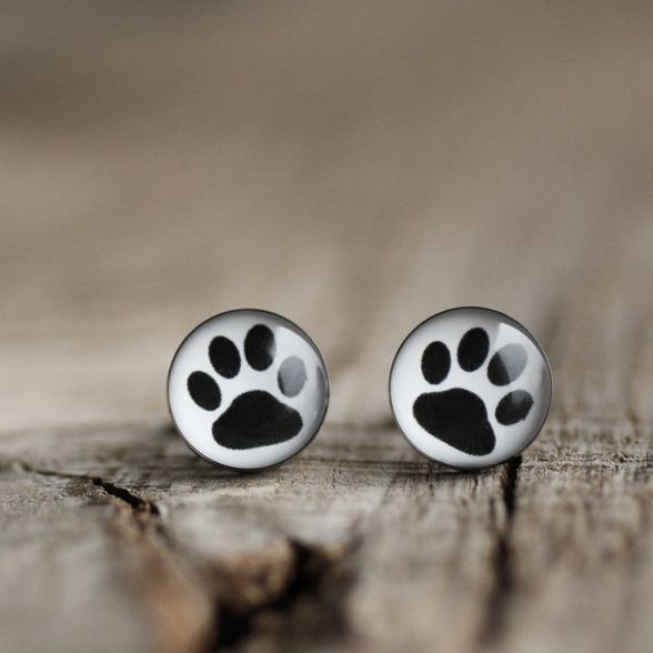 Tappancs nemesacél fülbevaló - Övcsatbolt