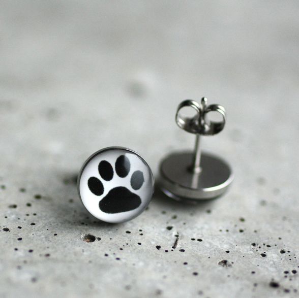 Tappancs nemesacél fülbevaló - Övcsatbolt