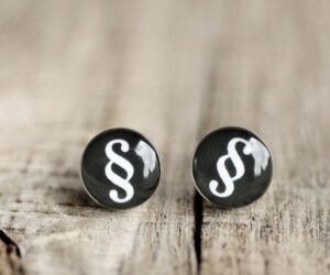 paragrafus nemesacél fülbevaló - Övcsatbolt