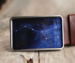 Göncölszekér szögletes övcsat - Övcsatbolt