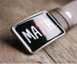 Matematika szögletes övcsat - Övcsatbolt