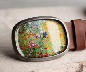 Virágoskert ovális övcsat - Övcsatbolt